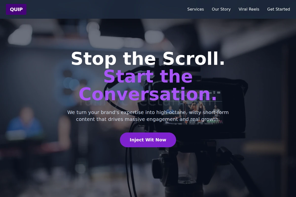 Quip Short Form Video Agency