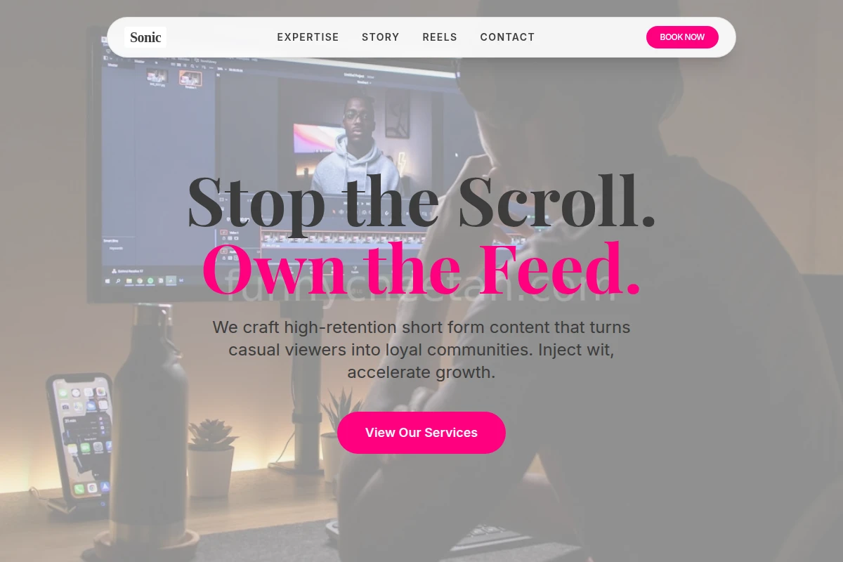 Sonic Short Form Video Agency