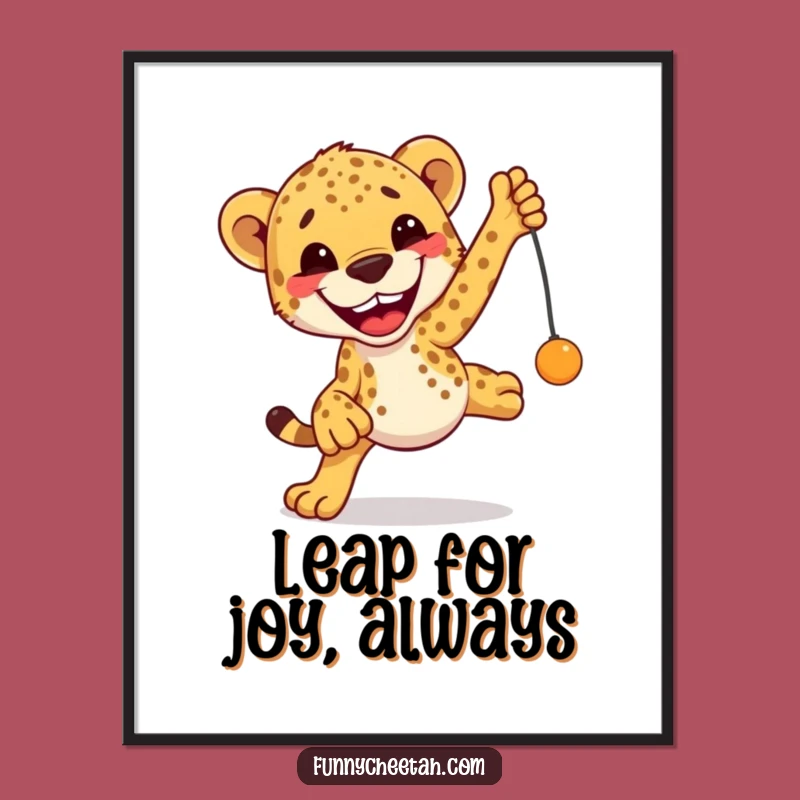 Free Printable Cheetah Wall Art - Excited Leap Downloadable Decor