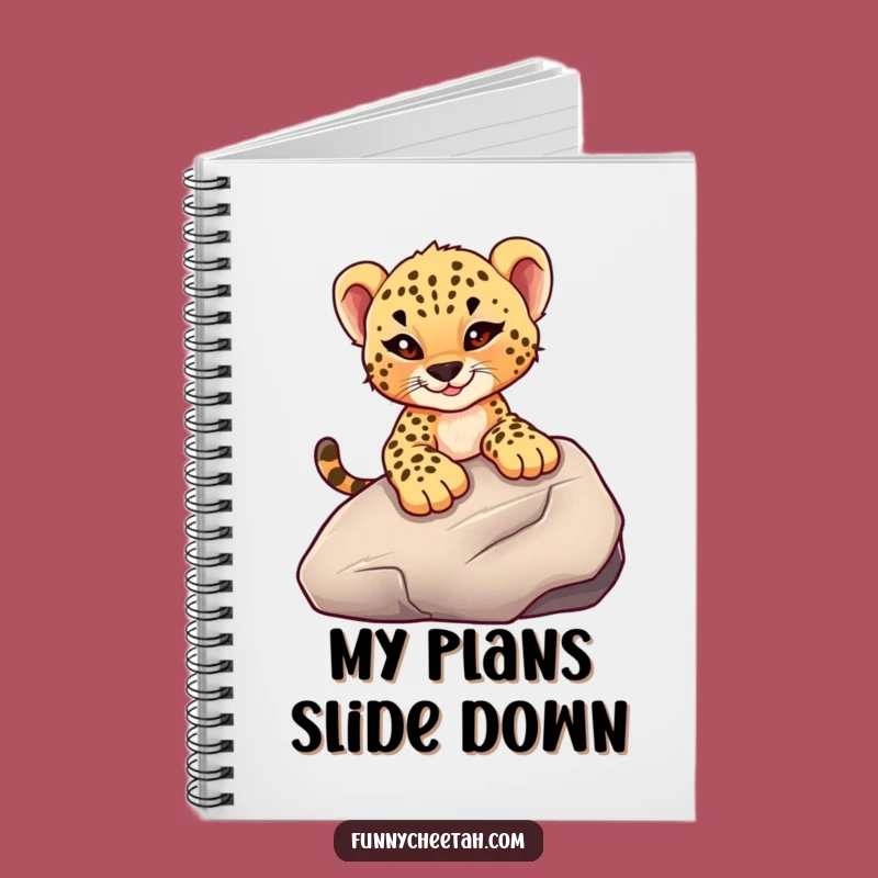 Funny Cheetah Cub Notebook: Jot Down Adventures with Rock Cub, Perfect Humorous Journal Gift